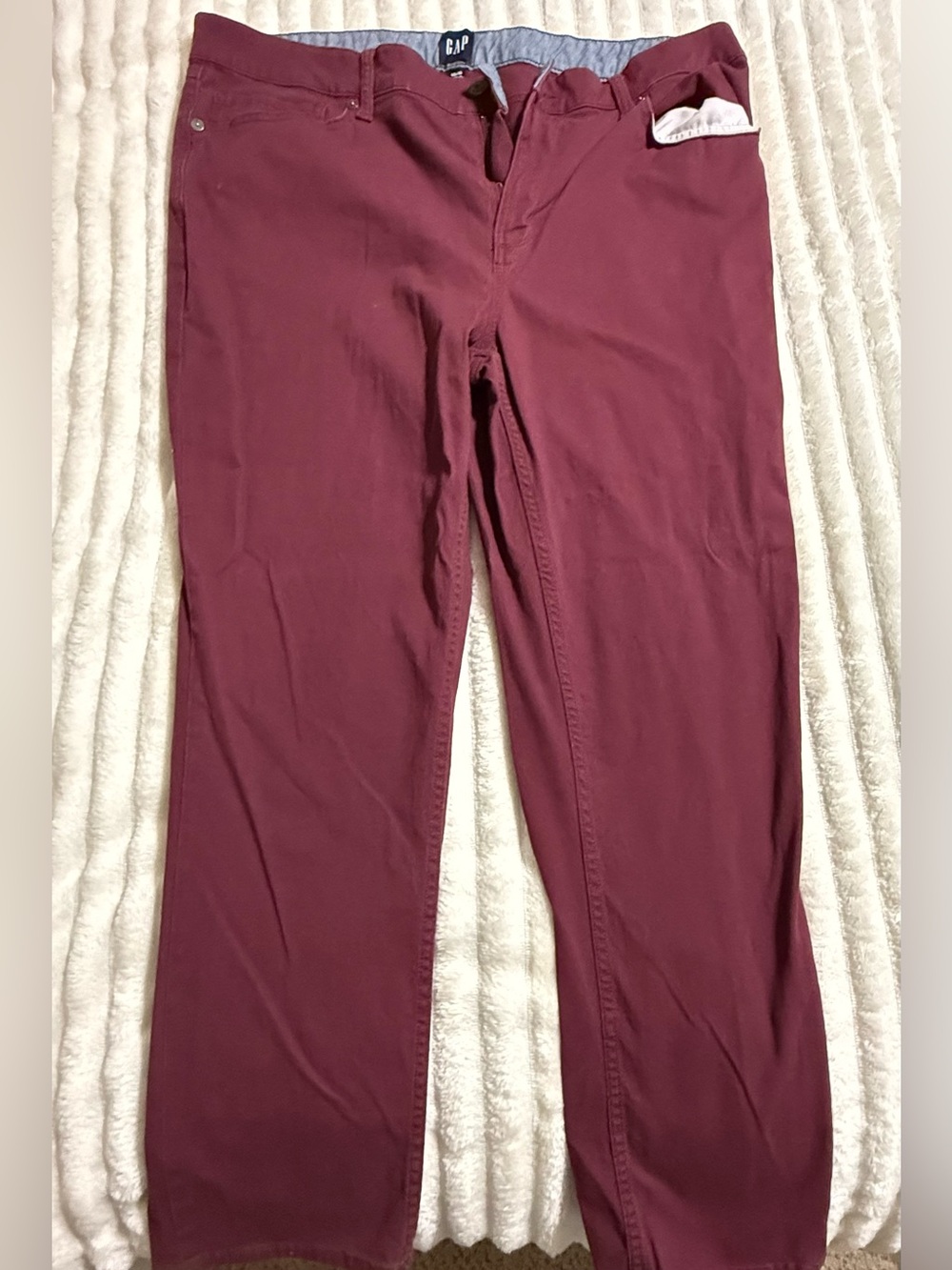 GAP Men's Chinos in Burgundy